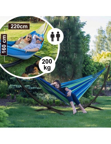 Singa Hängematte 220x160 cm, Belastbarkeit bis 200 kg