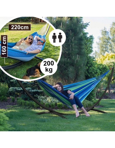 Singa Hängematte 220x160 cm, Belastbarkeit bis 200 kg