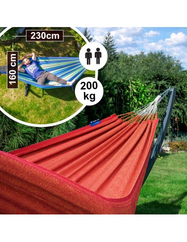 Medelin (Doppel-350cm) Hängematte 230x160 cm, Belastbarkeit bis 200 kg