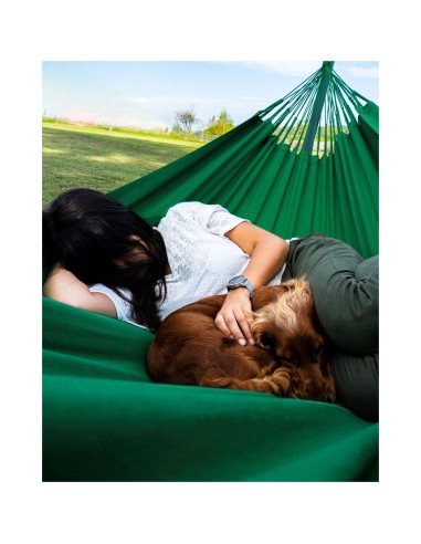 Merida Klassische Hängematte aus Baumwolle 220x160cm, Belastbarkeit bis 200 kg