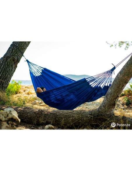 Merida Klassische Hängematte aus Baumwolle 220x160cm, Belastbarkeit bis 200 kg