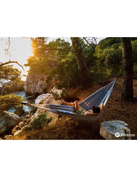 Merida Klassische Hängematte aus Baumwolle 220x160cm, Belastbarkeit bis 200 kg