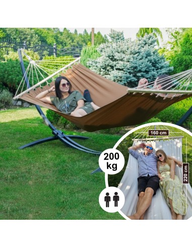 Roma Stabhängematte 220x160 cm, Belastbarkeit bis 200 kg