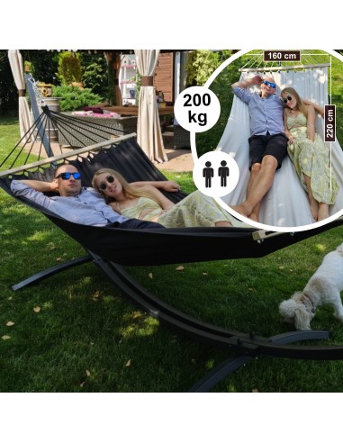 Roma Stabhängematte 220x160 cm, Belastbarkeit bis 200 kg