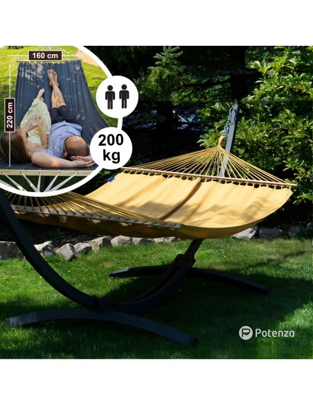 Merida Stabhängematte 215x160 cm, Belastbarkeit bis 200 kg