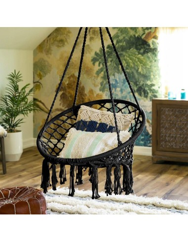 Puerta Hängesessel, Hängekorb bis 120kg Schaukelkorb