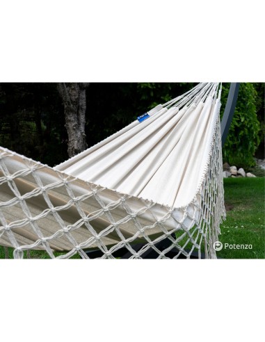 Medelin Double Boho Makramee Fransen Hängematte 230x160 cm, Belastbarkeit bis 200 kg