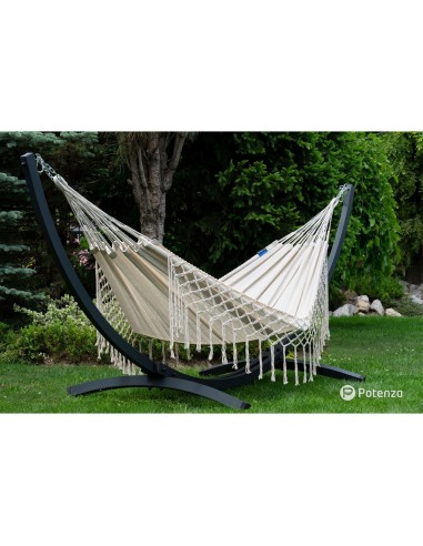 Medelin Double Boho Makramee Fransen Hängematte 230x160 cm, Belastbarkeit bis 200 kg