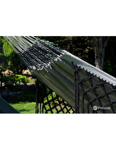 Medelin Double Boho Makramee Fransen Hängematte 230x160 cm, Belastbarkeit bis 200 kg