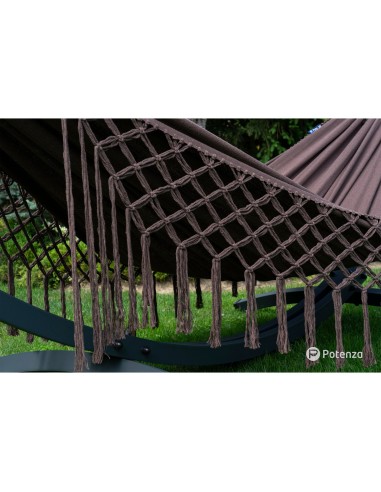 Medelin Double Boho Makramee Fransen Hängematte 230x160 cm, Belastbarkeit bis 200 kg