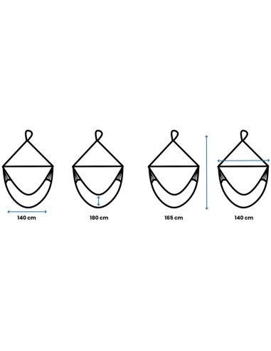 Pereira Hängesessel, Baumwolle Hängestuhl, Hängesitz aus Kolumbien