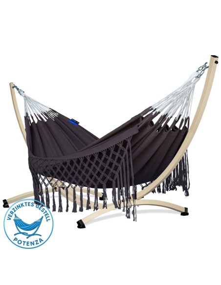 Medelin Boho  230x160 cm Hängematte mit Gestell