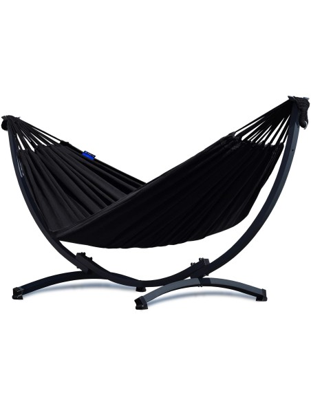 Hängematte mit Gestell I Stabiler Rahmen 200kg - 250cm Balkon I Hängematte 200x120cm I Indoor Outdoor Garten Pool Terrasse Stahl