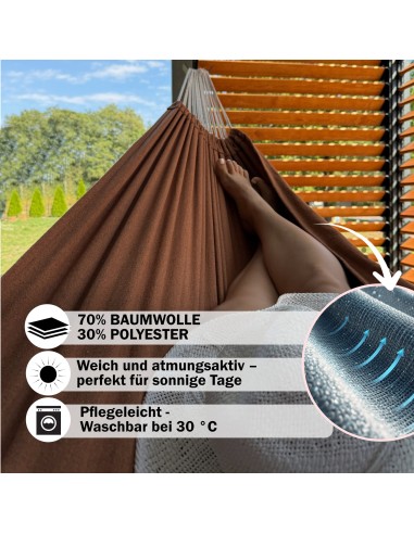 Hängematte mit Gestell I Stabiler Rahmen 200kg - 250cm Balkon I Hängematte 200x120cm I Indoor Outdoor Garten Pool Terrasse Stahl