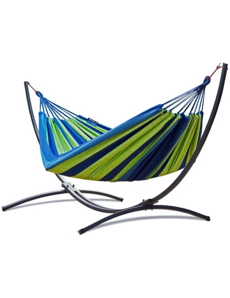 Hängematte mit Indela Gestell – 120kg für 1 Personen I Hängematte- 200x120, 120kg I Cocoon