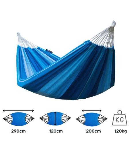 Hängematte mit Indela Gestell – 120kg für 1 Personen I Hängematte- 200x120, 120kg I Cocoon