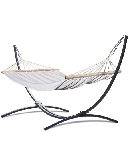 Hängematte mit Indela Gestell – 120kg für 1 Personen I Stabhängematte- 200x120, 120kg