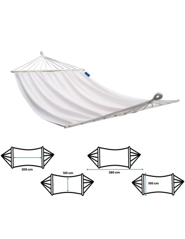 Hängematte mit Indela Gestell – 120kg für 1 Personen I Stabhängematte- 200x120, 120kg