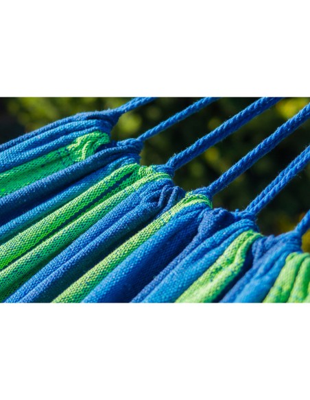 Hängematte mit Gestell I Stabiler Rahmen 200kg - 250cm Balkon I Hängematte 200x120cm I Indoor Outdoor Garten Pool Terrasse Stahl