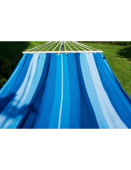 Hängematte mit Gestell I Stabiler Rahmen 200kg - 250cm Balkon I Stabhängematte 200x120cm I Indoor Outdoor