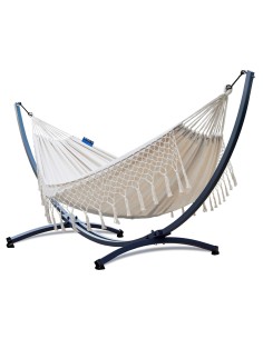 Santia Boho Hängematte mit Gestell für 2 Personen 220x160cm - Outdoor & Garten