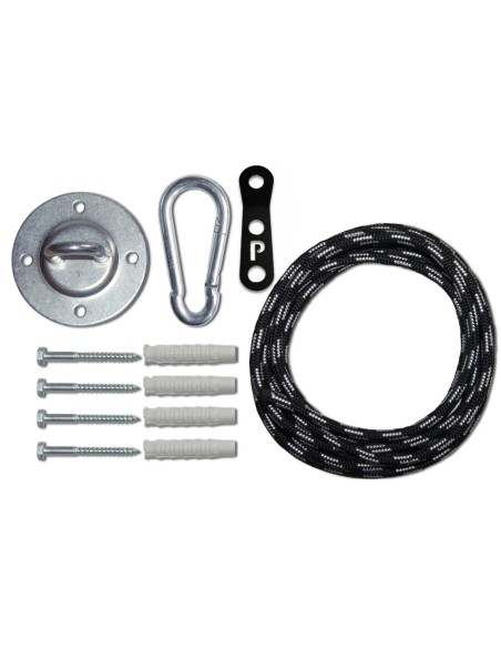 Deckenhaken - Befestigungsbügel mit einem Seil und Anpassung