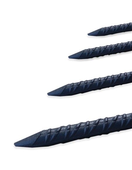 Bodenanker 70cm Zinkgrundierung, Zeltheringe stabile Erdanker Landschaft Bodenpfähle J-Haken