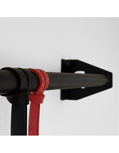 Klimmzugstange Wand - Platzsparende Pull Up Bar aus Stahl über Türrahmen bis 180kg, 101cm, fi34