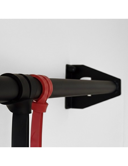 Klimmzugstange Wand - Platzsparende Pull Up Bar aus Stahl über Türrahmen bis 180kg, 101cm, fi34
