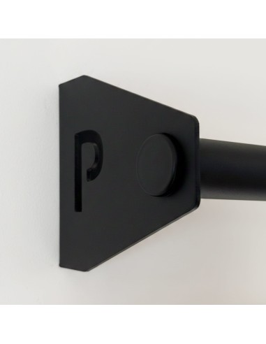 Klimmzugstange Wand - Platzsparende Pull Up Bar aus Stahl über Türrahmen bis 180kg, 101cm, fi34