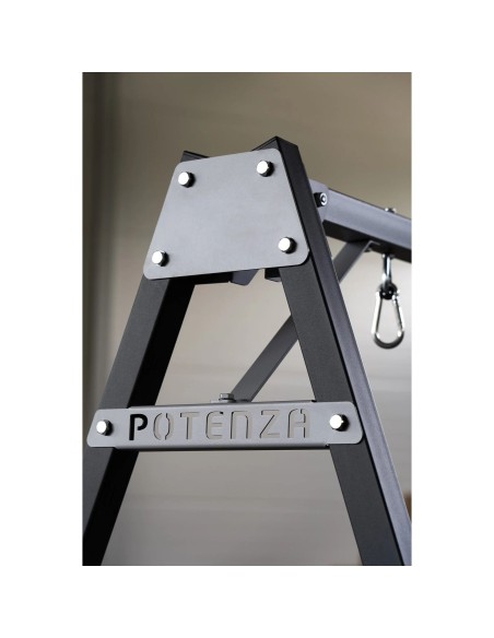 Einzelschaukel 206x159cm Kinderschaukel mit Schaukel-Sitz Feuerveriznktes Schaukelgestell