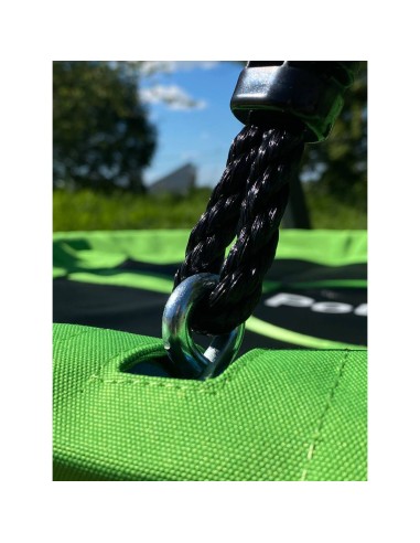 Doppelschaukel für Kinder mit Nestschaukel und Schaukel-Sitz 250x200cm Feuerveriznktes Schaukelgestell Grphit