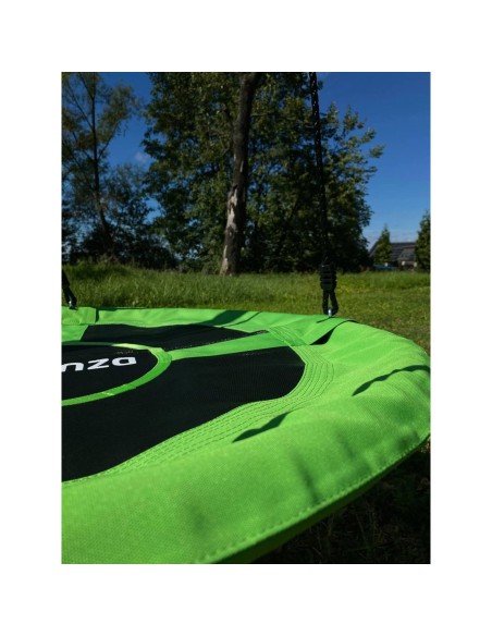 Doppelschaukel für Kinder mit Nestschaukel und Schaukel-Sitz 250x200cm Feuerveriznktes Schaukelgestell Grphit