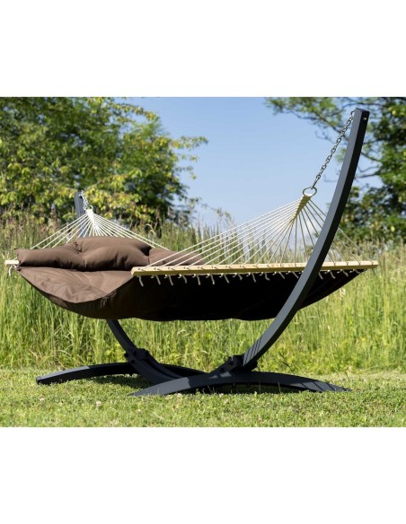 Atlanta Stabhängematte mit Gestell, Hängemattegestell aus Aluminium oder Stahl