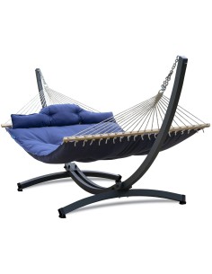 Atlanta Stabhängematte mit Gestell, Hängemattegestell aus Aluminium oder Stahl
