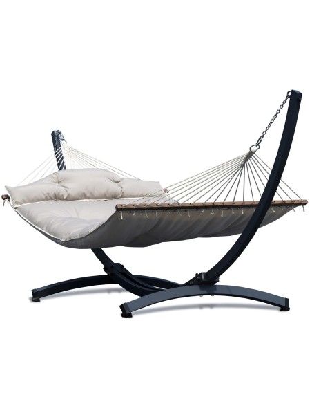 Atlanta Stabhängematte mit Gestell, Hängemattegestell aus Aluminium oder Stahl