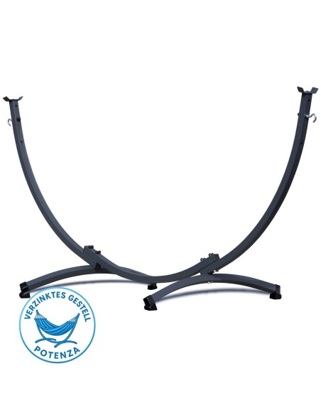 Kompaktes Verzinktes Hängemattengestell Ständer Für Hängematten 200kg - 250cm langes