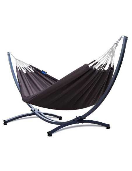 Medelin 230x160cm Hängematte mit Gestell, Hängemattengestell aus Stahl oder Aluminium