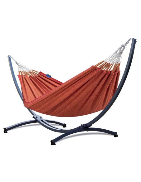 Medelin 230x160cm Hängematte mit Gestell, Hängemattengestell aus Stahl oder Aluminium