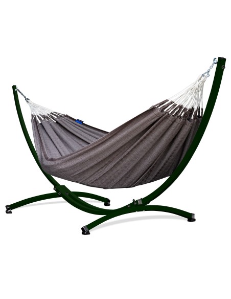 Medelin 230x160cm Hängematte mit Gestell, Hängemattengestell aus Stahl oder Aluminium