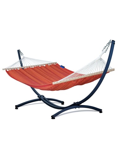 Medelin Stabhängematte mit Gestell, Hängematte 215x140cm, Hängemattegestell aus Aluminium oder Stahl