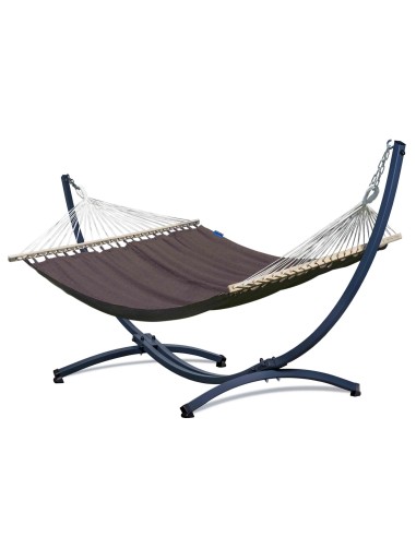 Medelin Stabhängematte mit Gestell, Hängematte 215x140cm, Hängemattegestell aus Aluminium oder Stahl