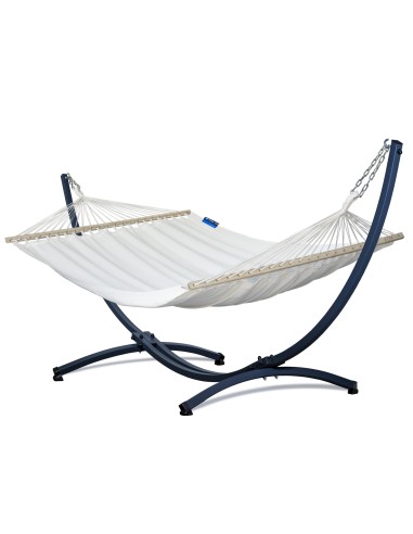 Medelin Stabhängematte mit Gestell, Hängematte 215x140cm, Hängemattegestell aus Aluminium oder Stahl