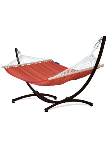 Medelin Stabhängematte mit Gestell, Hängematte 215x140cm, Hängemattegestell aus Aluminium oder Stahl