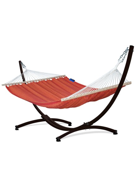 Medelin Stabhängematte mit Gestell, Hängematte 215x140cm, Hängemattegestell aus Aluminium oder Stahl