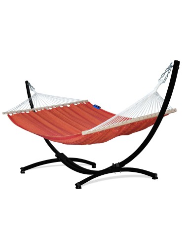 Medelin Stabhängematte mit Gestell, Hängematte 215x140cm, Hängemattegestell aus Aluminium oder Stahl