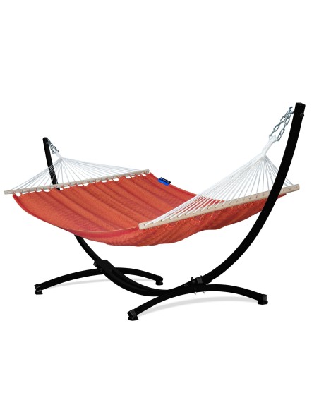 Medelin Stabhängematte mit Gestell, Hängematte 215x140cm, Hängemattegestell aus Aluminium oder Stahl