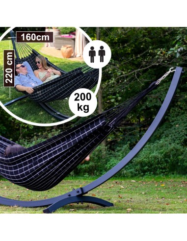 Cartago Hängematte mit Gestell für 2 Personen – Outdoor & Garten