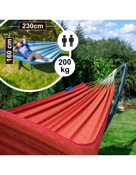 Medelin 230x160cm Hängematte mit Gestell, Hängemattengestell aus Stahl oder Aluminium