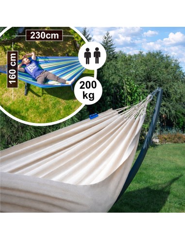 Medelin 230x160cm Hängematte mit Gestell, Hängemattengestell aus Stahl oder Aluminium